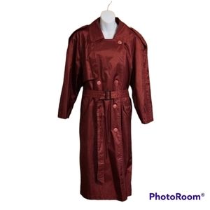 Amanda Smith Womens Dress Trench Rain Coat Removable Lining 10P